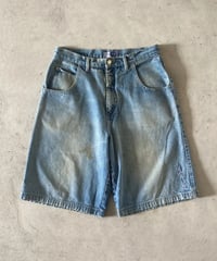USED "EXCO" denim half-pants