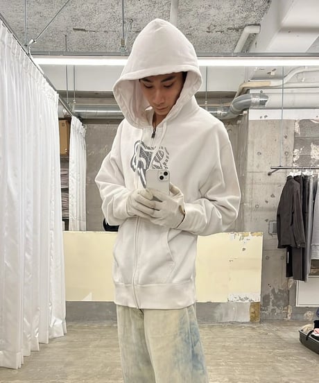 USED "FOX" zip-up hoodie