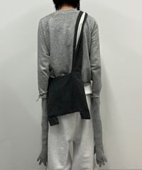 “comme des garcons” wool× rayon shoulder bag