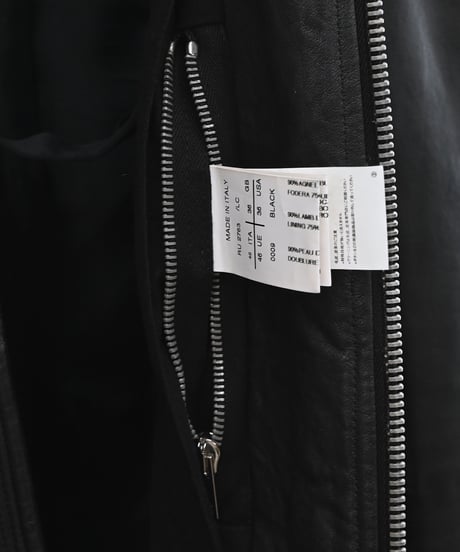 2011 "RICK OWENS" leather jacket