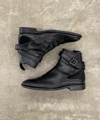 "Burberry" strap short boots 25cm
