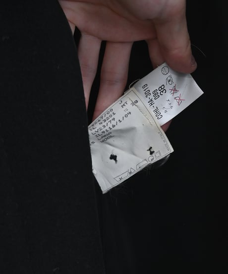 90s "HELMUT LANG" wool long coat