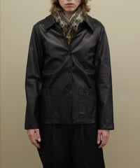 "agnes.b special" sheep leather jacket