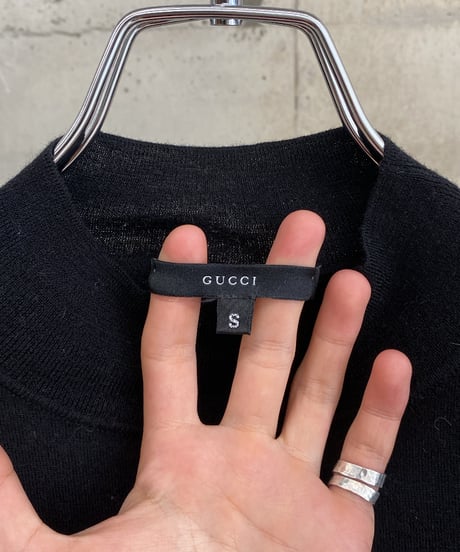 1999s "GUCCI" mock-neck sweater by TOM FORD