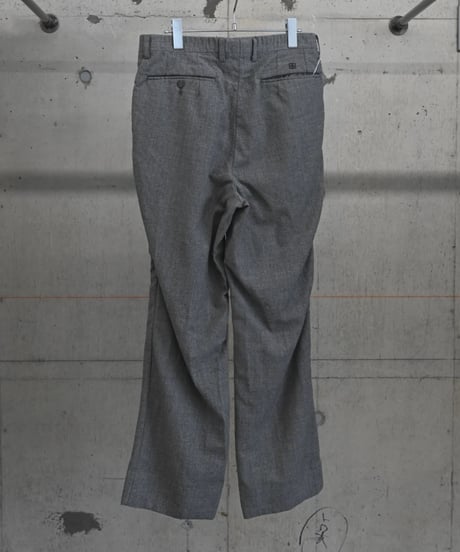 "BALENCIAGA SPORTS" wool gather slacks