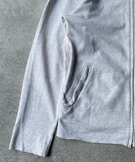 USED AD2007 "COMME des GARÇONS" cotton zip-up hoodie