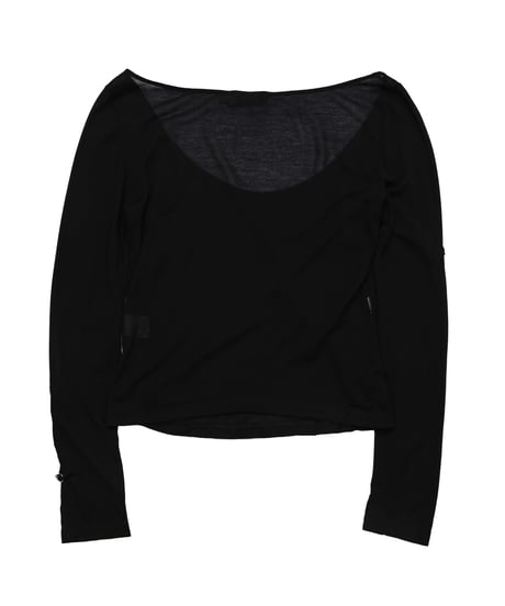 MOSCHINO PIERCE L/S CUTSEW
