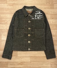 1997AW “beauty:beast” poem denim jacket