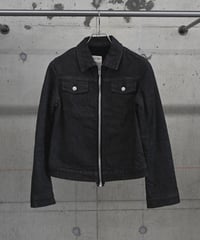 00s "HELMUT LANG" zip-up denim jacket