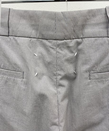 2010AW "Maison Martin Margiela" cotton check pants