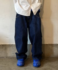 USED 00s "OZOC SPORT" wide denim pants