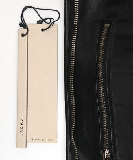 2011AW "RICK OWENS" LEATHER BAG