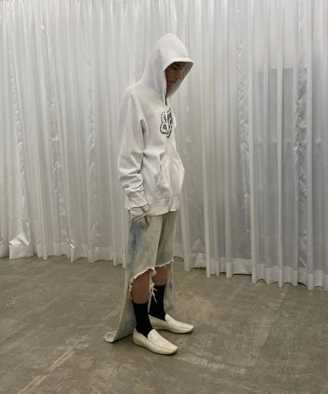 USED "FOX" zip-up hoodie
