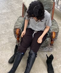 "Rick Owes Lilies" wool pants