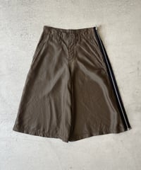 AD2004 "tricot comme des garcons" side-zip half pants