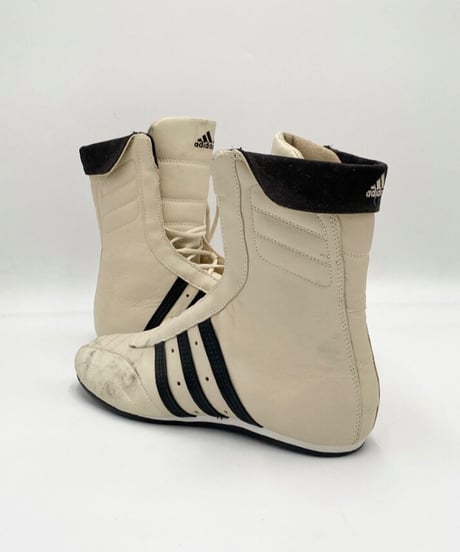 USED "adidas" high top lace up shoes 24.0cm