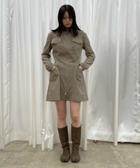 "Yohji Yamamoto" cotton long coat