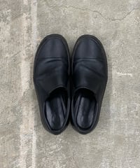 "Rick Owens" leather boat shoes (26.5-27cm)