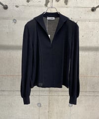 "JIL SANDER" cashmere×silk skipper knit