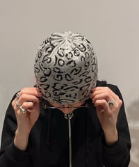 USED -00s cashmere printed beanie