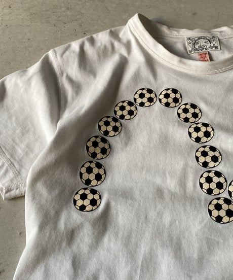 "EVISU" soccer ball logo t-shirts