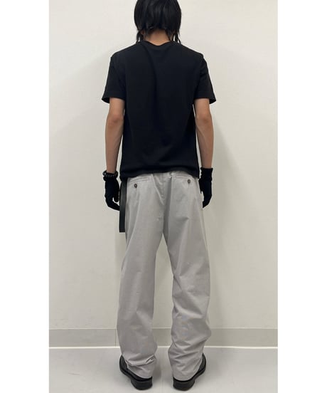 2010AW "Maison Martin Margiela" cotton check pants