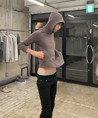 "Y's bis LIMI" fade pullover hoodie