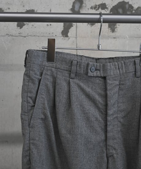 "BALENCIAGA SPORTS" wool gather slacks