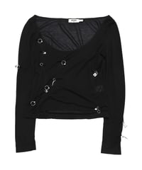MOSCHINO PIERCE L/S CUTSEW