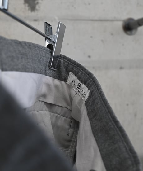 "BALENCIAGA SPORTS" wool gather slacks