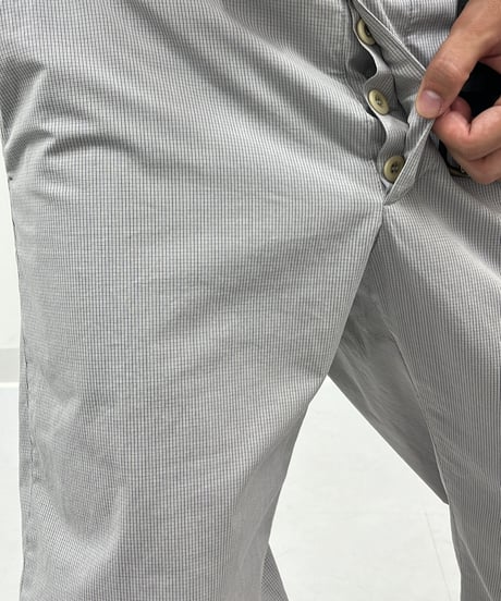 2010AW "Maison Martin Margiela" cotton check pants
