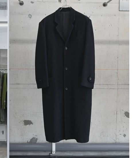 80s "Y's" wool long coat