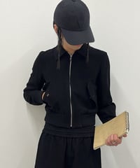 90s "zucca" cotton×rayon short length jacket