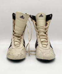 USED "adidas" high top lace up shoes 24.0cm