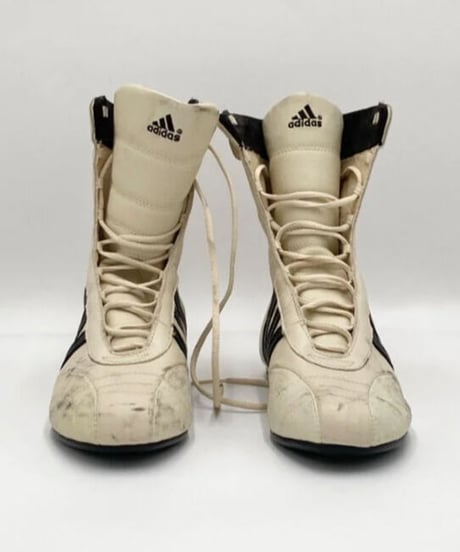 USED "adidas" high top lace up shoes 24.0cm