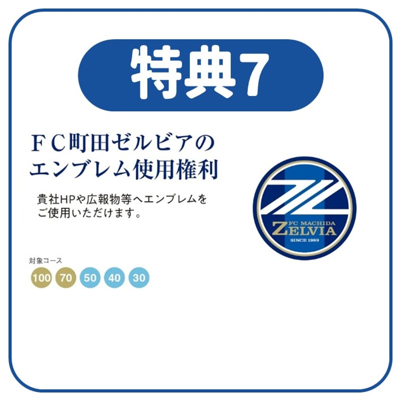 ZELVIA ASSIST2025【100万円コース】 | FC MACHIDA ZELVIA