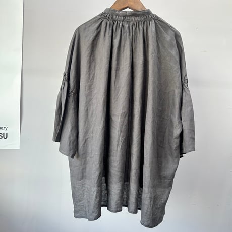 UNIVERSAL TISSU フレンチリネンフレアスリーブシャーリングブラウス /UT261BL034
