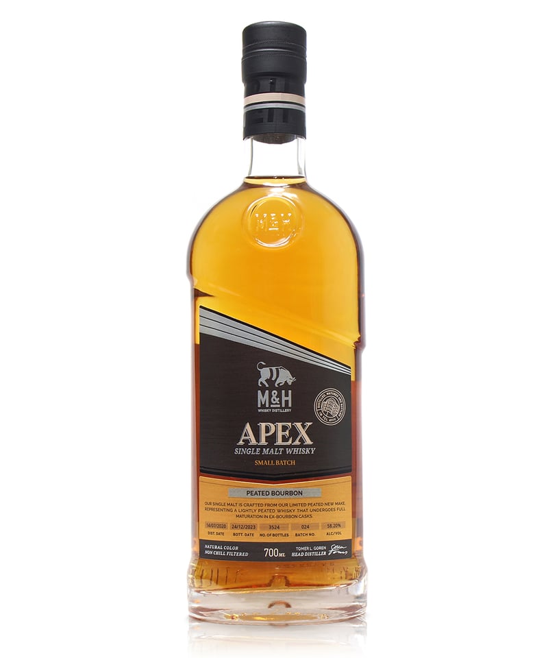 APEXスモールバッチシリーズ久々のピーテッド！】M&H APEX PEATED BOURB