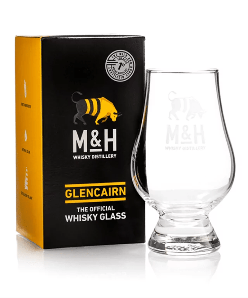 M&Hロゴ入りGLENCAIRN（グレンケアン）テイスティンググラス