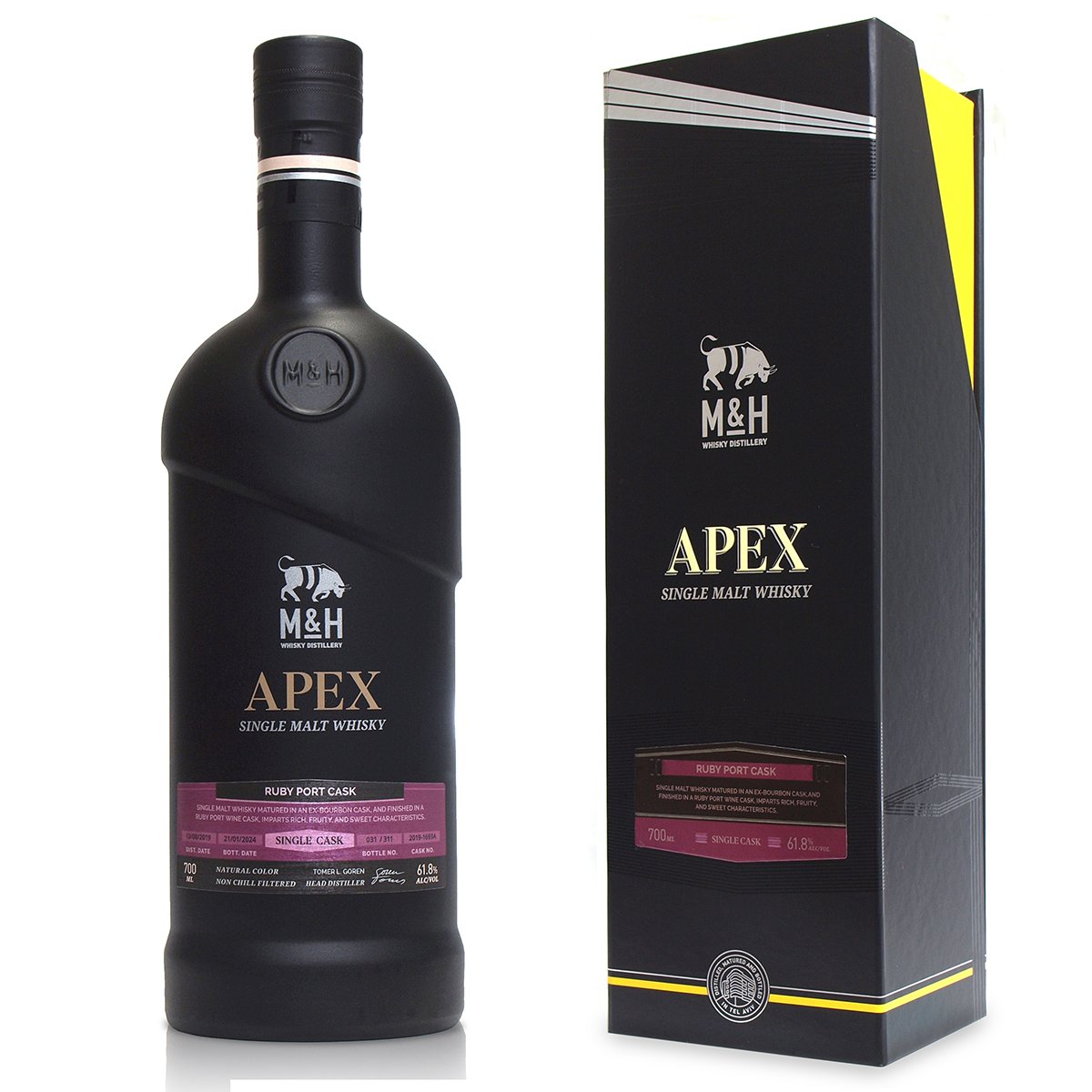 ウイスキー M&H APEX SINGLE CASK RUBY PORT CASK fit=scale-down,w=1200