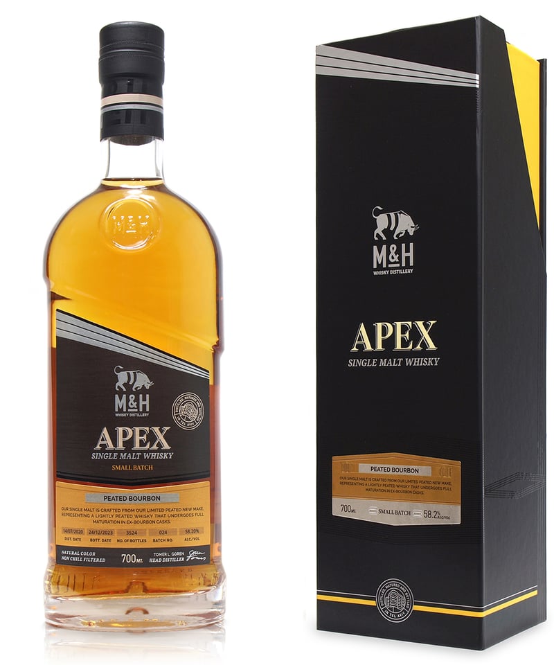 APEXスモールバッチシリーズ久々のピーテッド！】M&H APEX PEATED BOURB