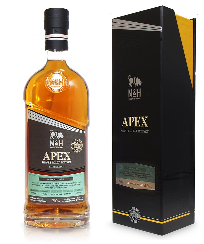 テキーラ樽熟成に続く傑作ボトル誕生の予感！】M&H APEX メスカル