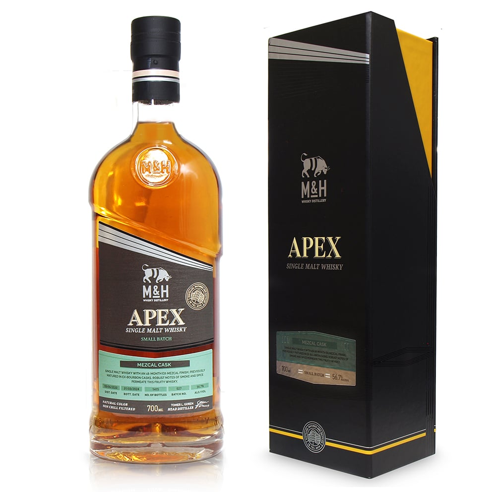 テキーラ樽熟成に続く傑作ボトル誕生の予感！】M&H APEX メスカル