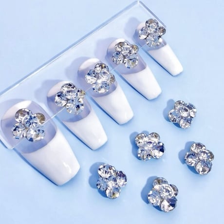 ネイルパーツ【花形】10個入り