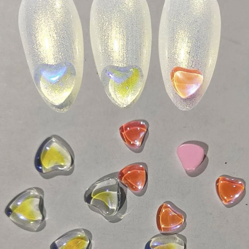 ネイルパーツ【ハート型】10個入り | 3eX's STORE