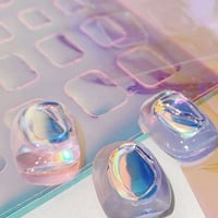 ネイルデコレーション【オーロラシート】6枚入り