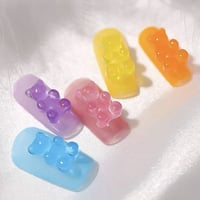 ネイルパーツ【クマ型グミ風】20個入り