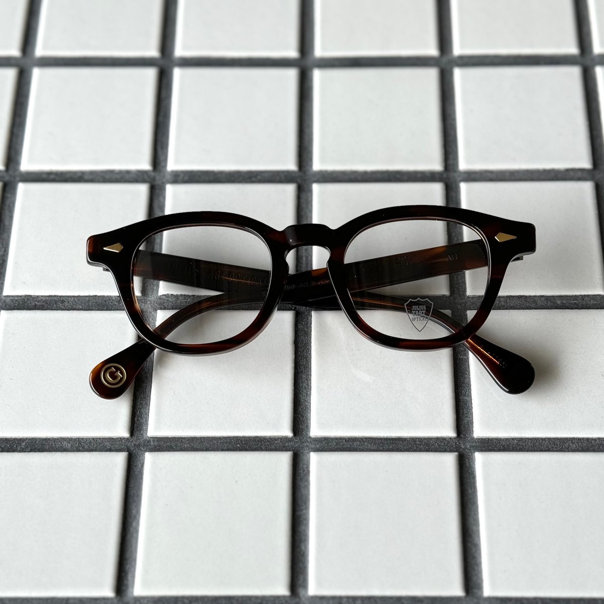 JULIUS TART OPTICAL/AR-GOLD/46-22/Deep Brown Sa