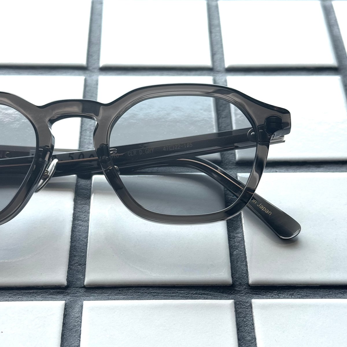 【極美品】 BLANC BM010 CLR D GRY 付属品フルセット 度なし BLANC.. | 【BLANC..】BM010 CLR D GRY/M.GRY サングラス | 正規