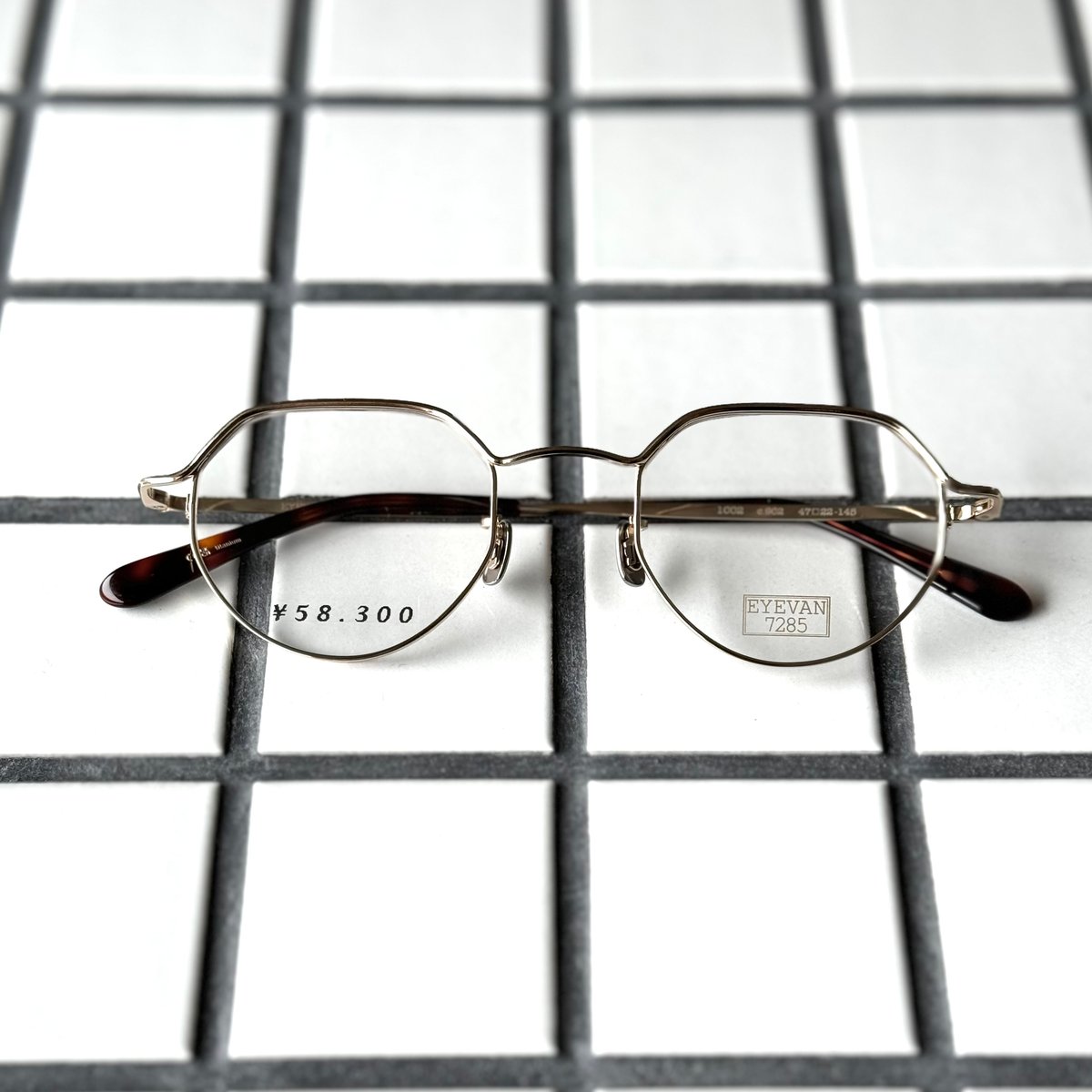 EYEVAN 7285 169 メタルフレーム　ゴールド　アイヴァン EYEVAN 7285『169』 | メガネ | 福岡・天神・北九州
